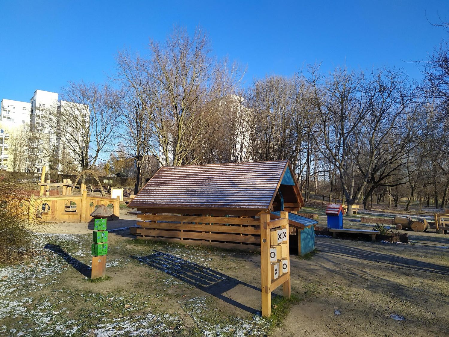Dolinka Służewiecka Park natural playground, Warsaw